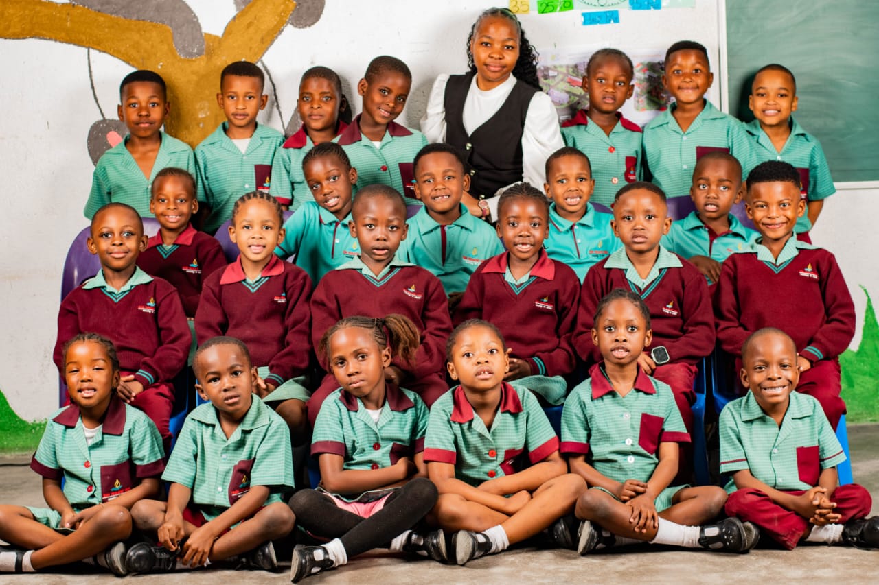 Learners in prayer and devotion at Phaino Preparatory School