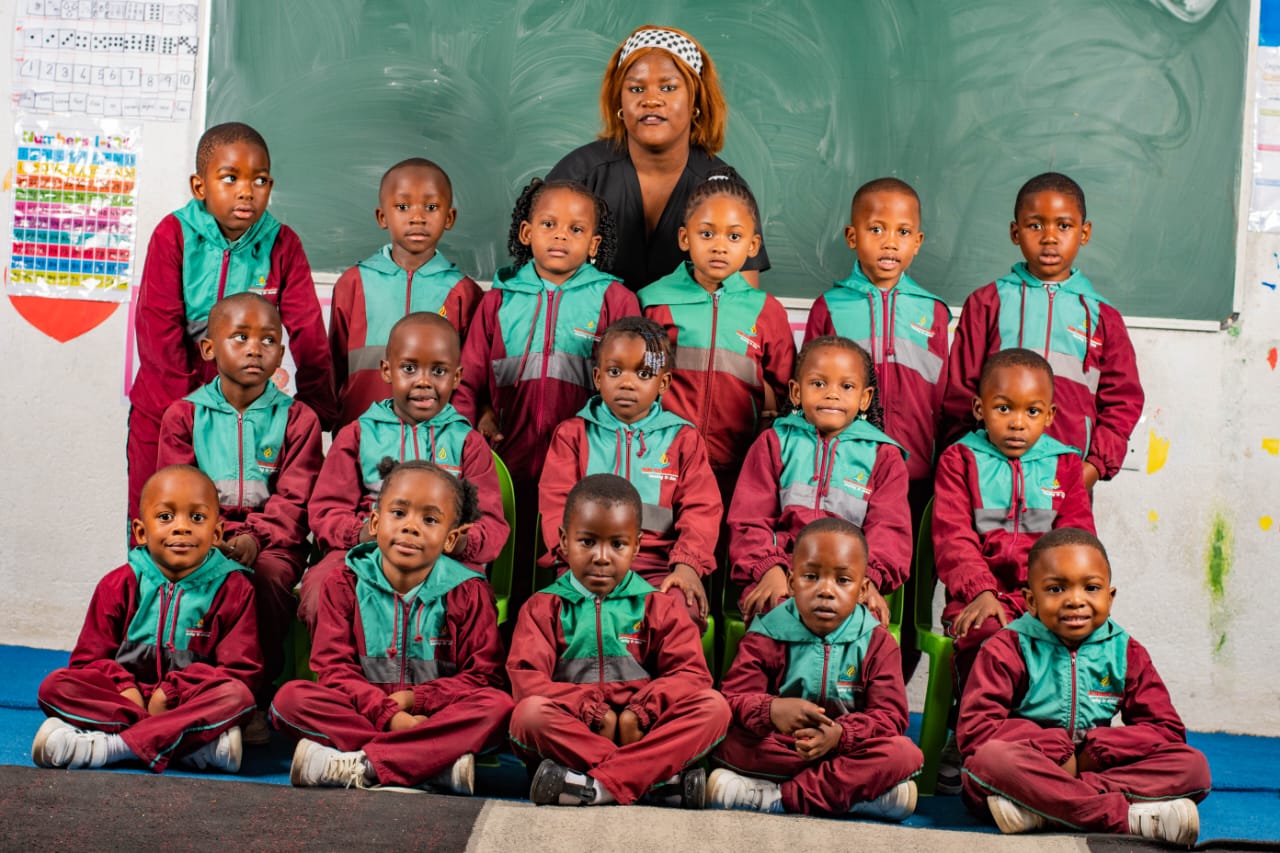 Learners engaged in STEM activities at Phaino Preparatory School